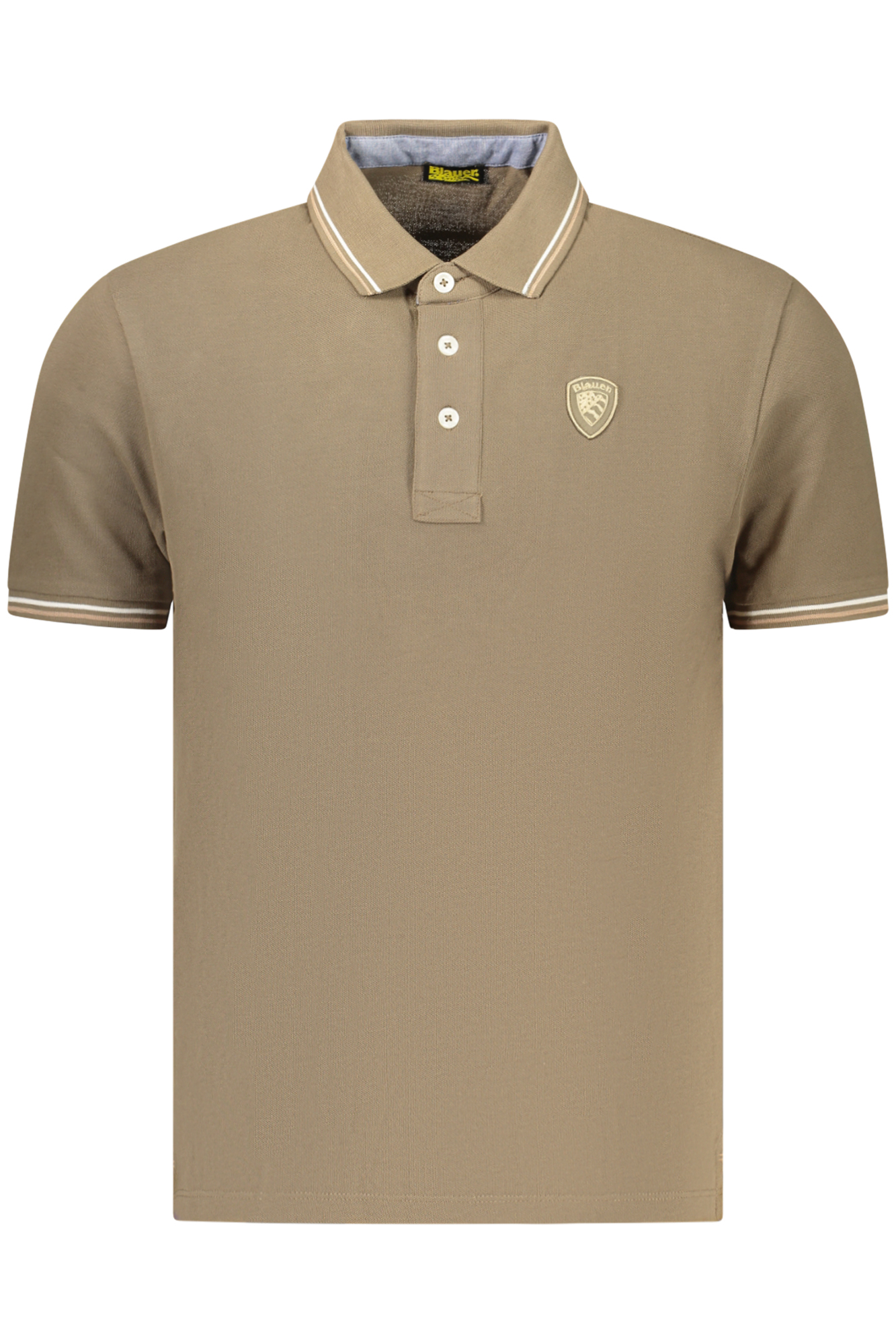 Blauer pánské polo triko, zelené