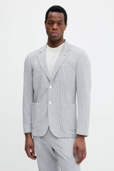 Blazer s příměsí vlny Marciano by Guess pánský, modrá barva, 5GHN16 2314Z