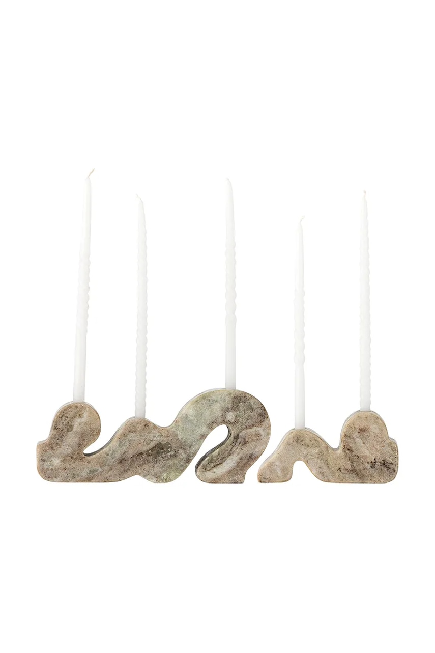 Bloomingville  Dekorativní svícny  25 x 4 x 10/15 x 4 x 7 cm 2-pack