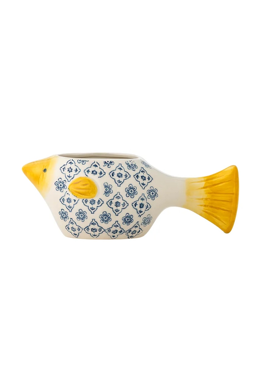 Bloomingville  Obal na květináč z kameniny 25 x 9 x 11 cm