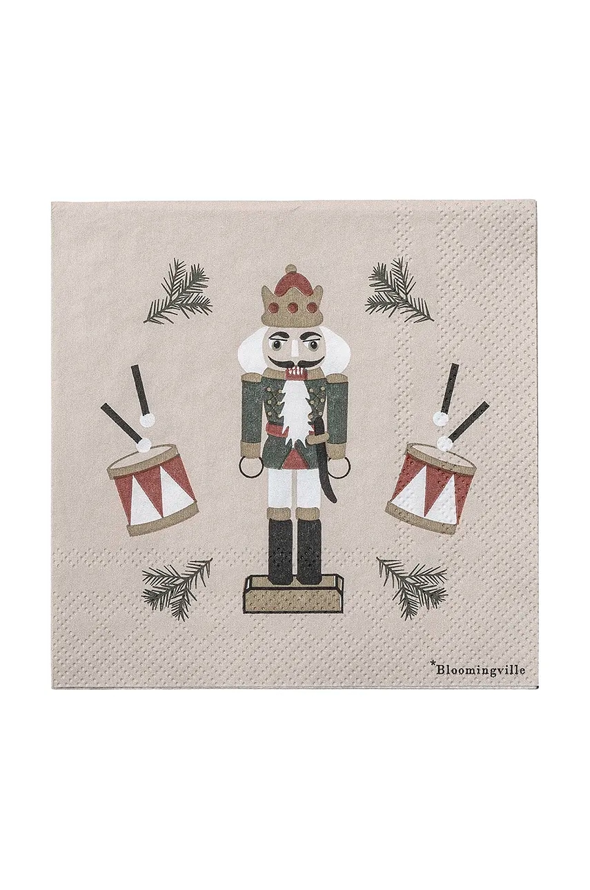 Bloomingville  Sada dekorativních ubrousků  Jolly Napkin 20-pack