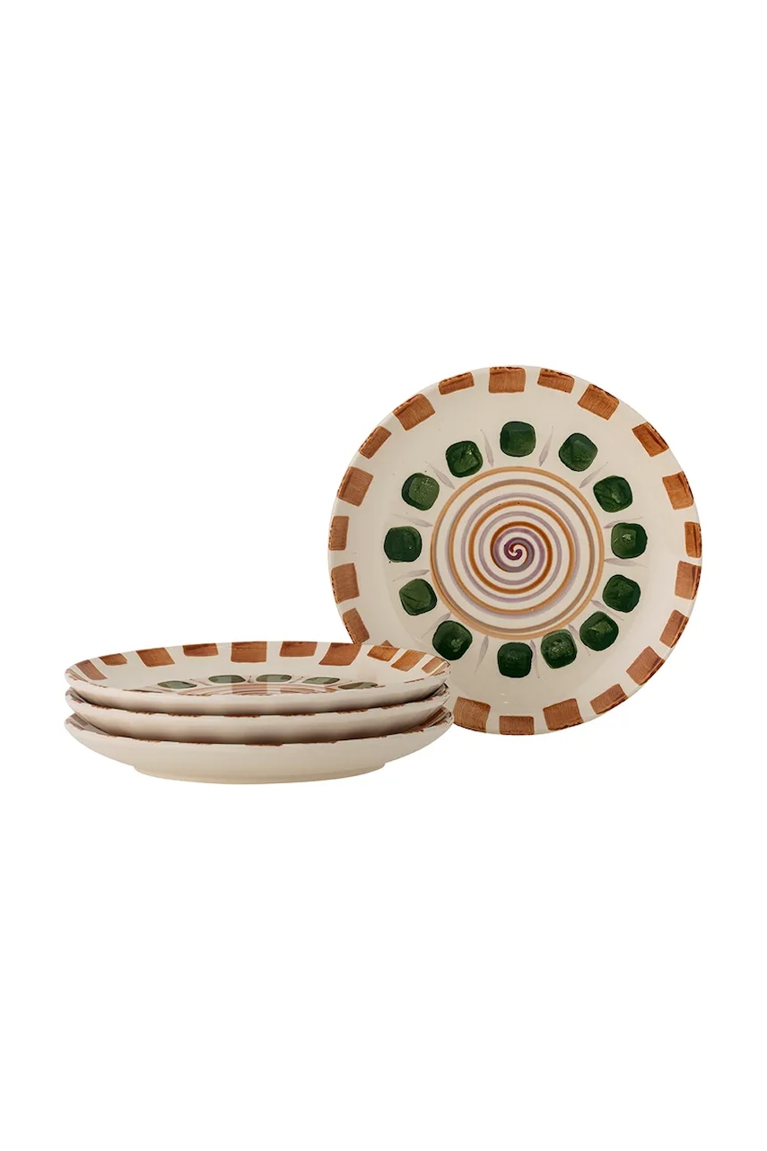 Bloomingville  Sada dezertních talířů  Shama 20,5 x 2,5 cm 4-pack