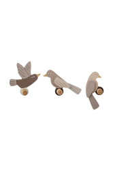 Bloomingville  sada háčků vyrobená z MDF desky 8,5 x 10 x 4 cm