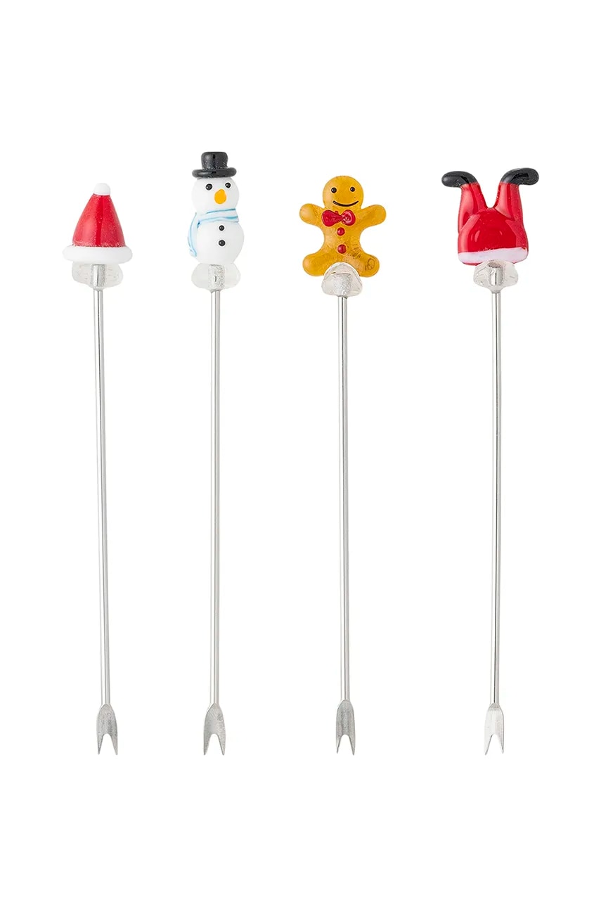 Bloomingville  Sada vidliček na jednohubky  Feliz Cocktail Fork 4-pack