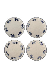 Bloomingville  set talířů z kameniny 20,5 x 2 cm