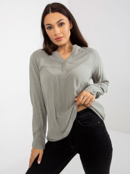 Blouse-D73761M11081A-khaki
