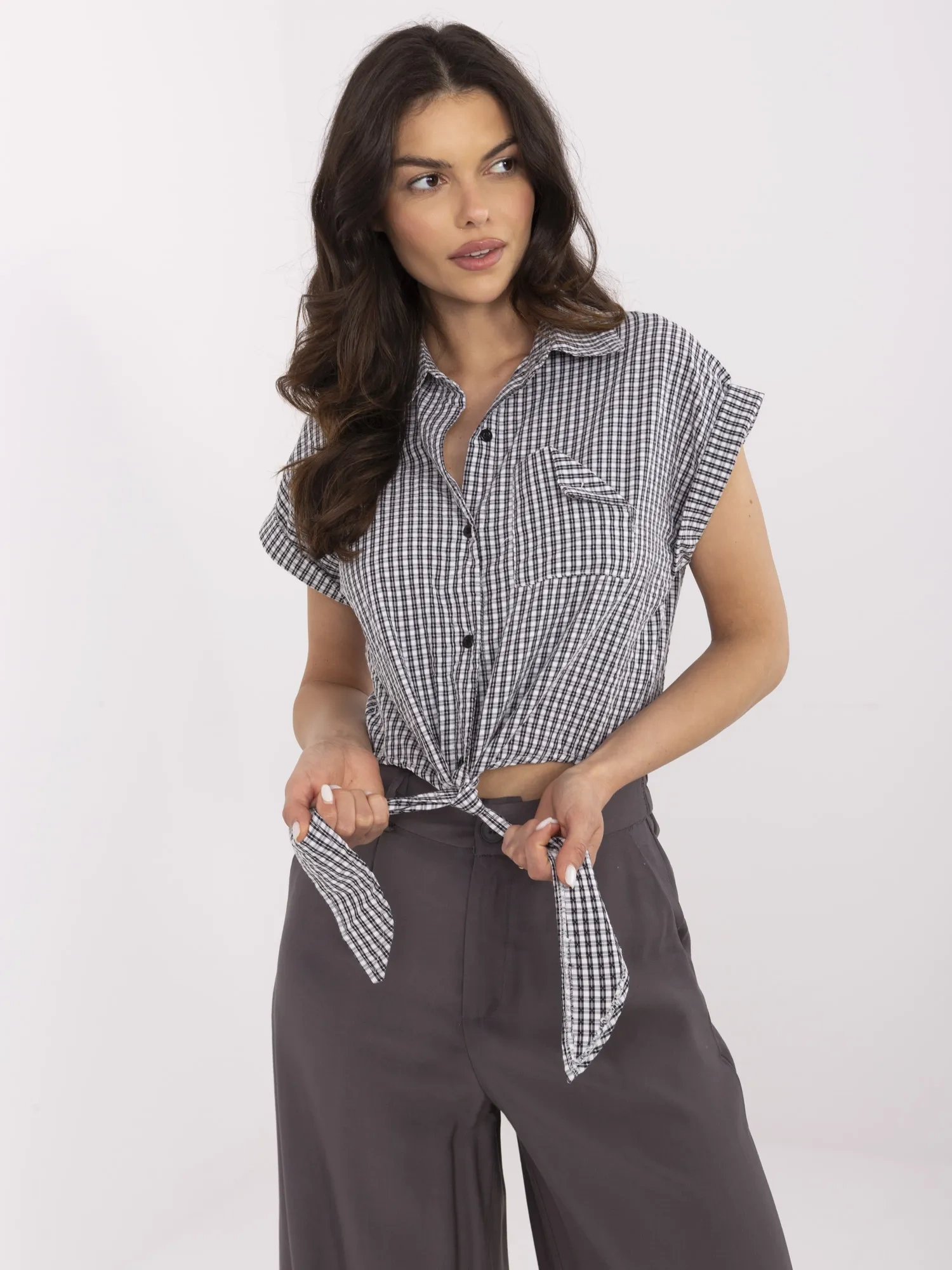 Blouse-NM-BZ-KA-01147.62P-black-white
