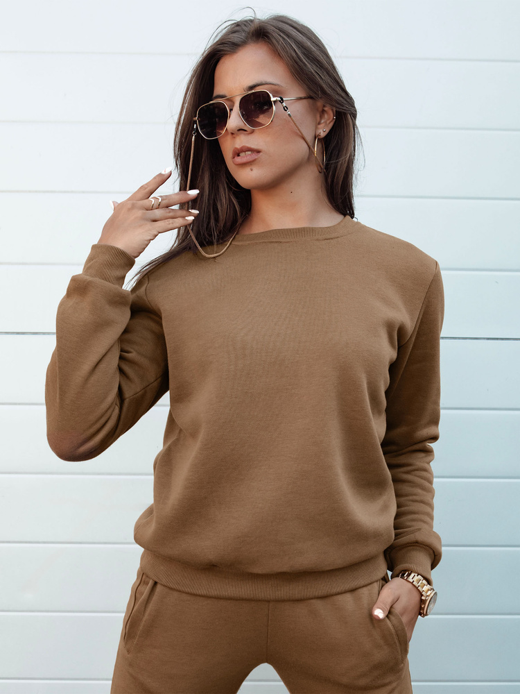 Bluza damska FASHION II brązowa Dstreet