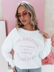 Bluza damska one size oversize KALISTYLE biała Dstreet