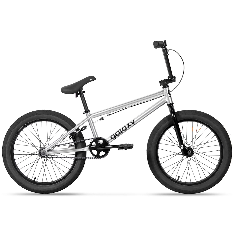 BMX kolo Galaxy Early Bird 20" 8.0 stříbrná