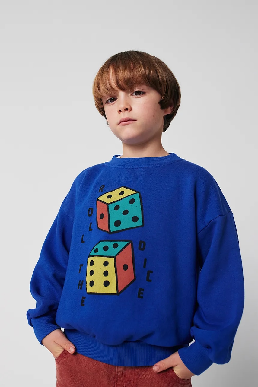 Bobo Choses  Dětská bavlněná mikina  Roll The Dice