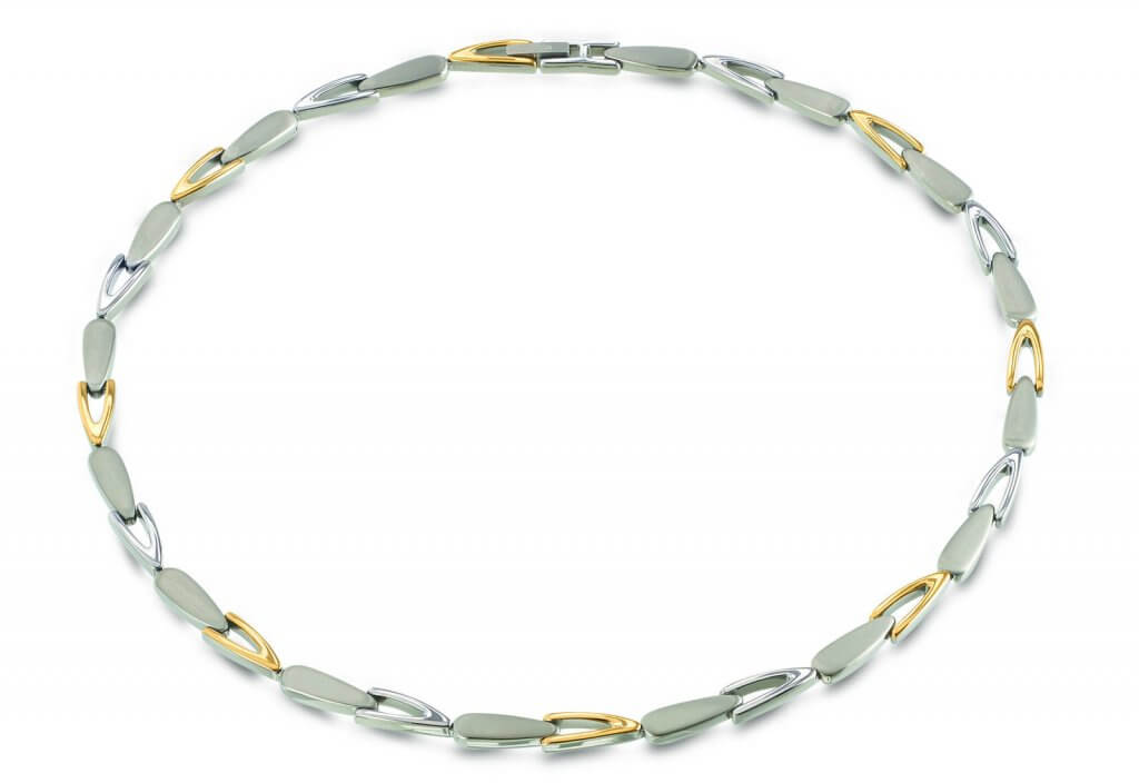 Boccia Titanium Moderní titanový náhrdelník 08039-02