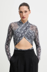 Body Bardot dámské, šedá barva, 60050TB1