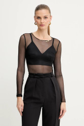 Body Elisabetta Franchi dámské, černá barva, BO01457E2
