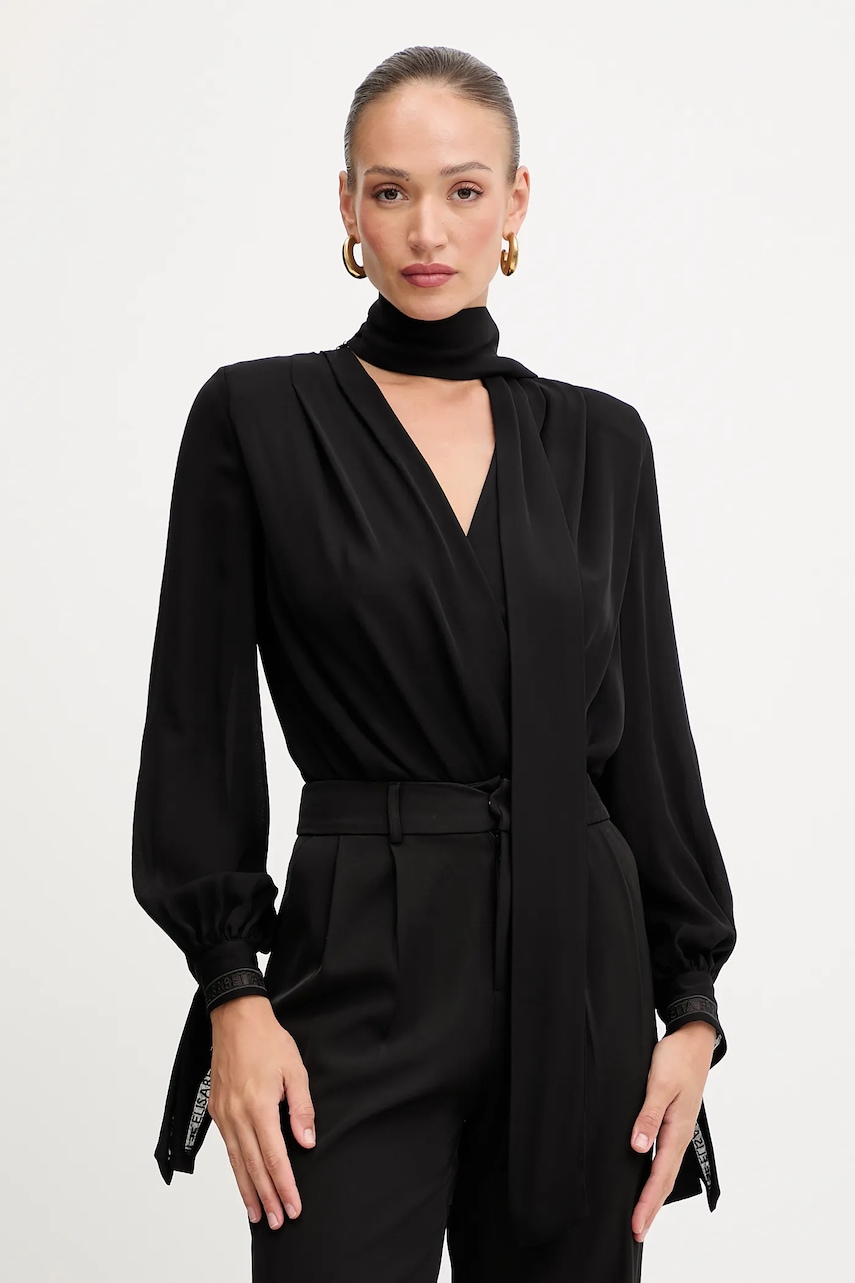 Body Elisabetta Franchi dámské, černá barva, CB00651E3