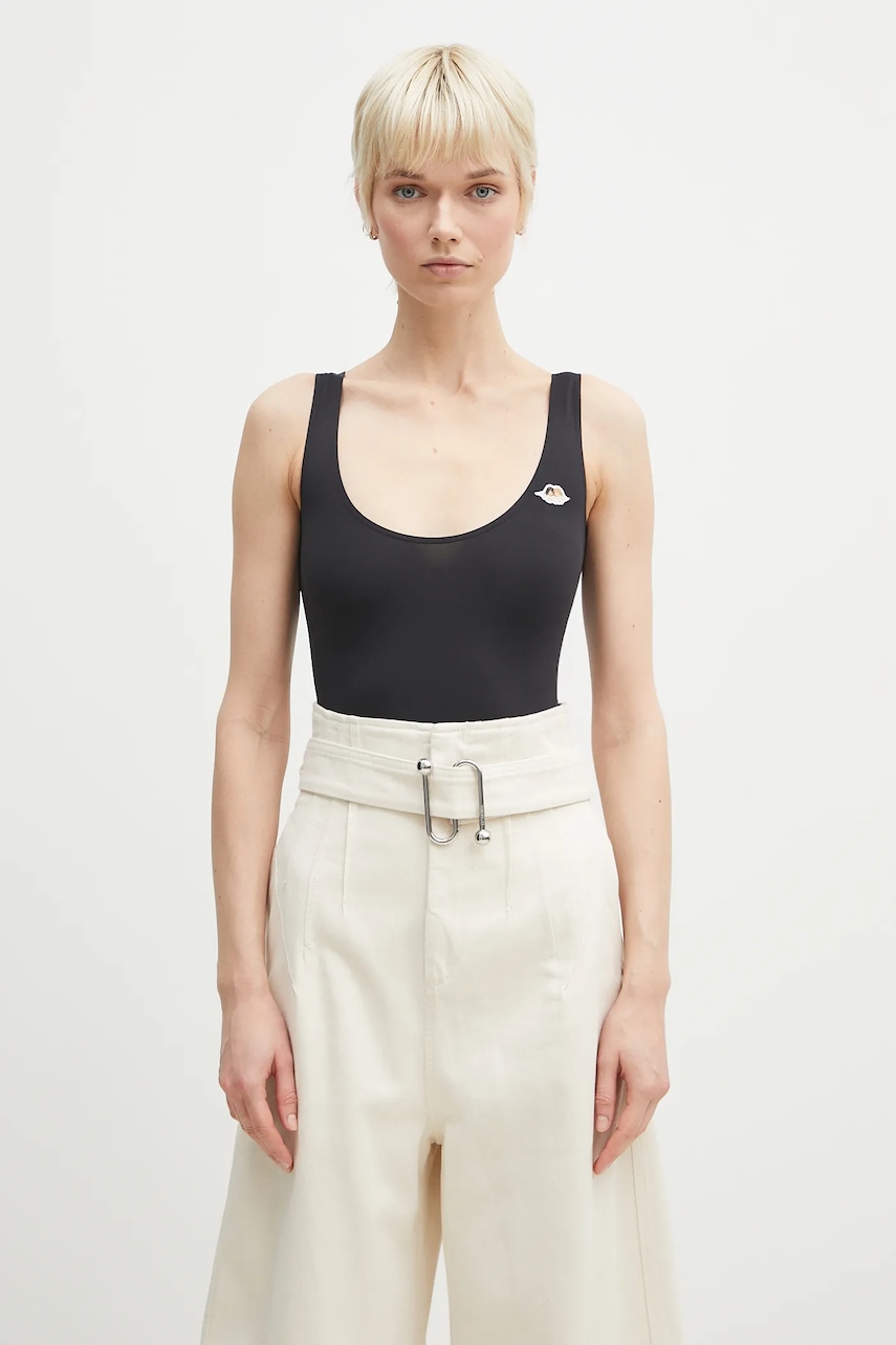 Body Fiorucci Angel Patch černá barva, W02SPTBO292LY01BK01