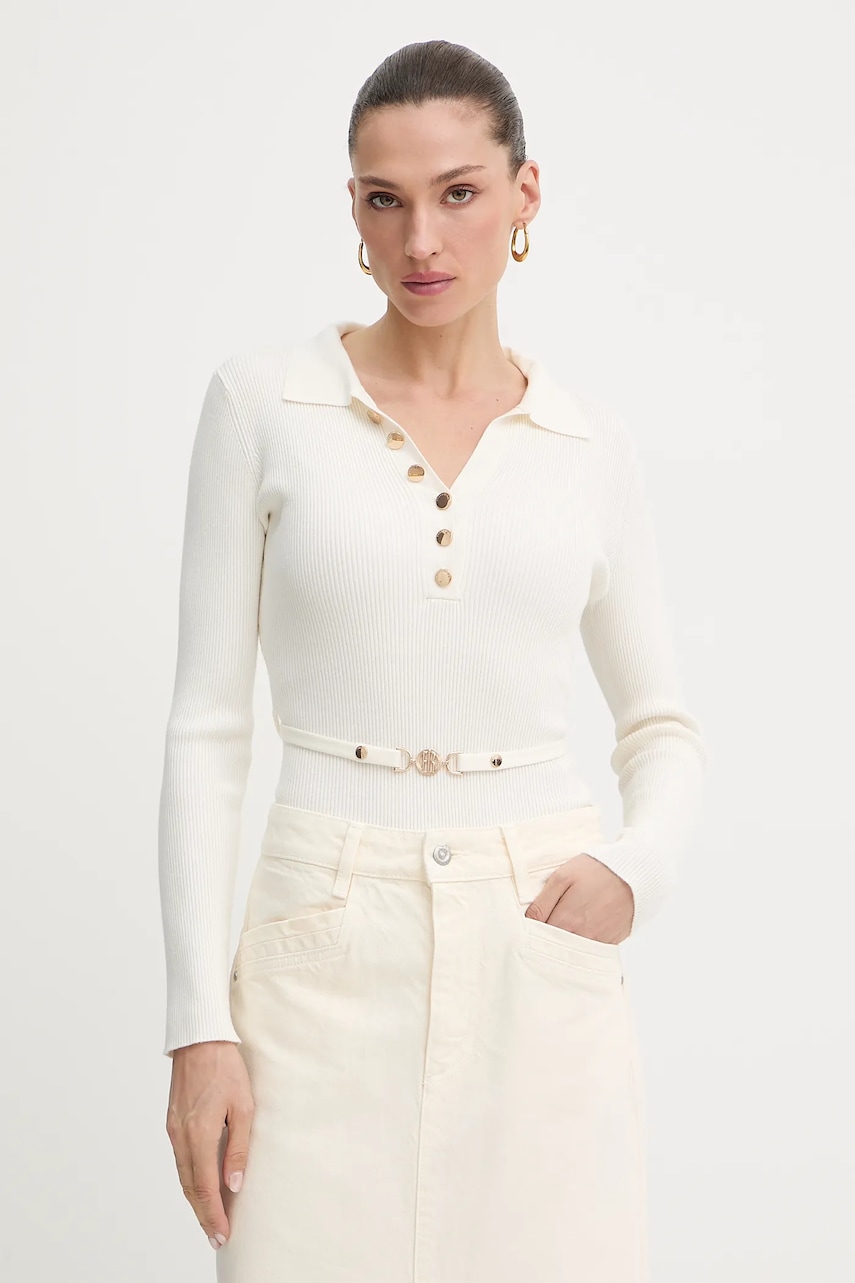 Body Fracomina dámské, béžová barva, FR25WT5001K43301