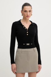 Body Fracomina dámské, černá barva, FR25WT5001K43301