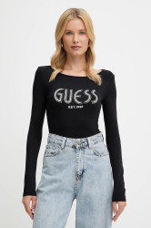 Body Guess NEVA černá barva, W5YP05 K68D2