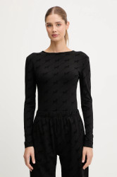 Body HUGO LOKKY Bodysuit černá barva, 50549795