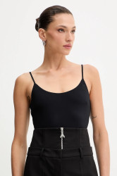 Body Patrizia Pepe černá barva, 2I0152 J341