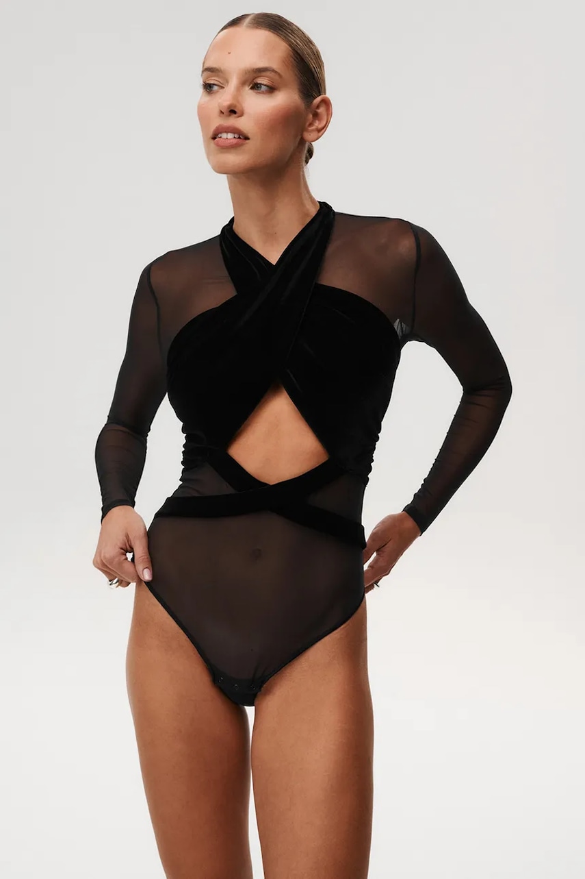 Body Undress Code Thong dámské, černá barva, 814