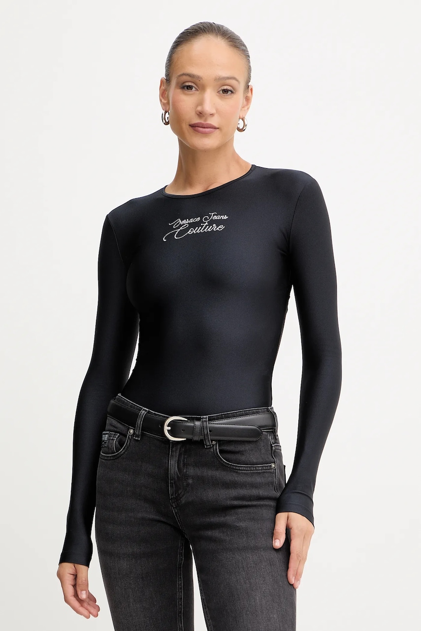 Body Versace Jeans Couture černá barva, 79HAM2A1 N0008