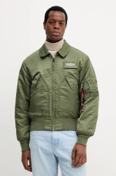 Bomber bunda Alpha Industries CWU 45 zelená barva, 100102.01
