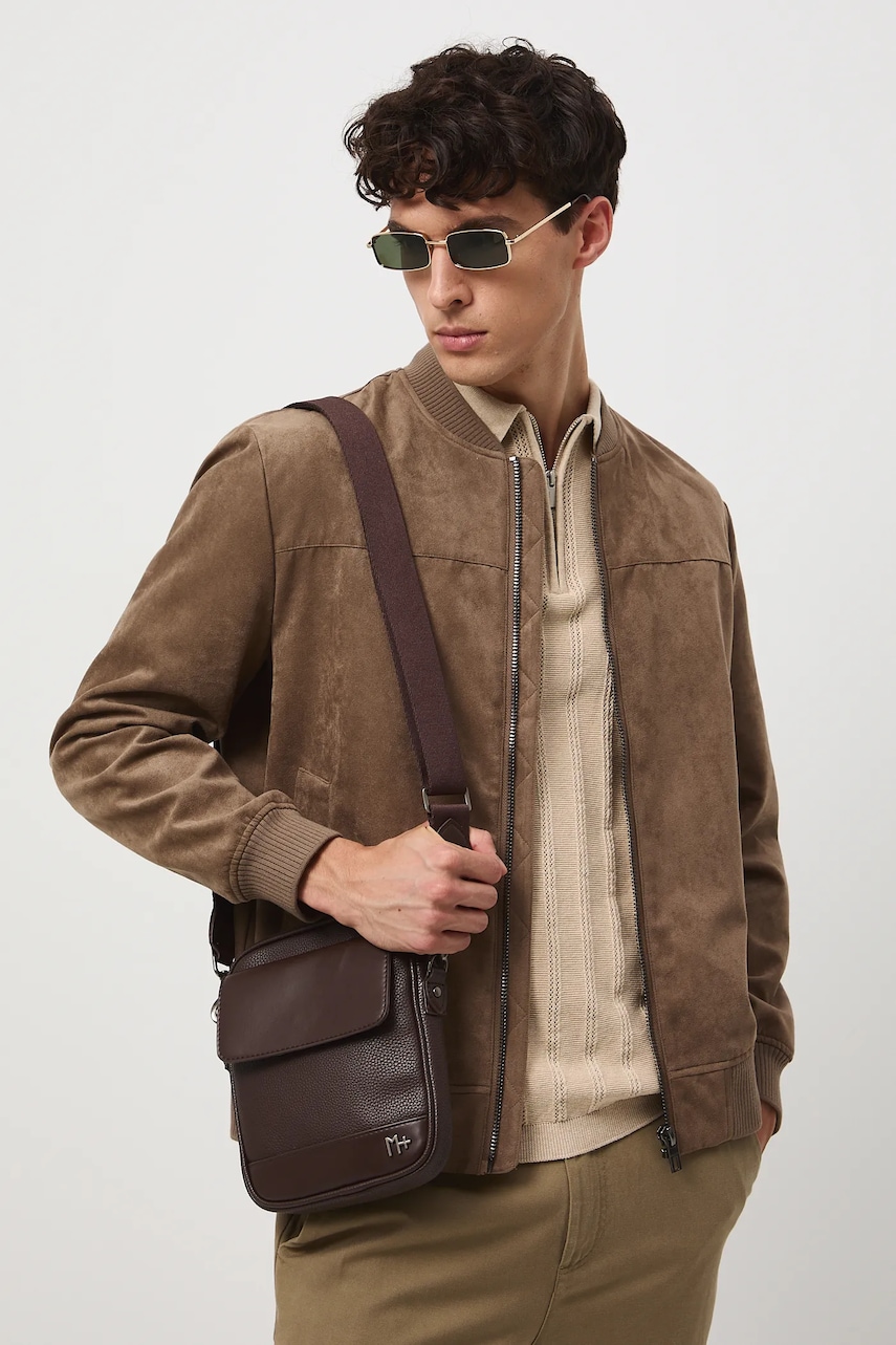 Bomber bunda Medicine béžová barva, přechodná