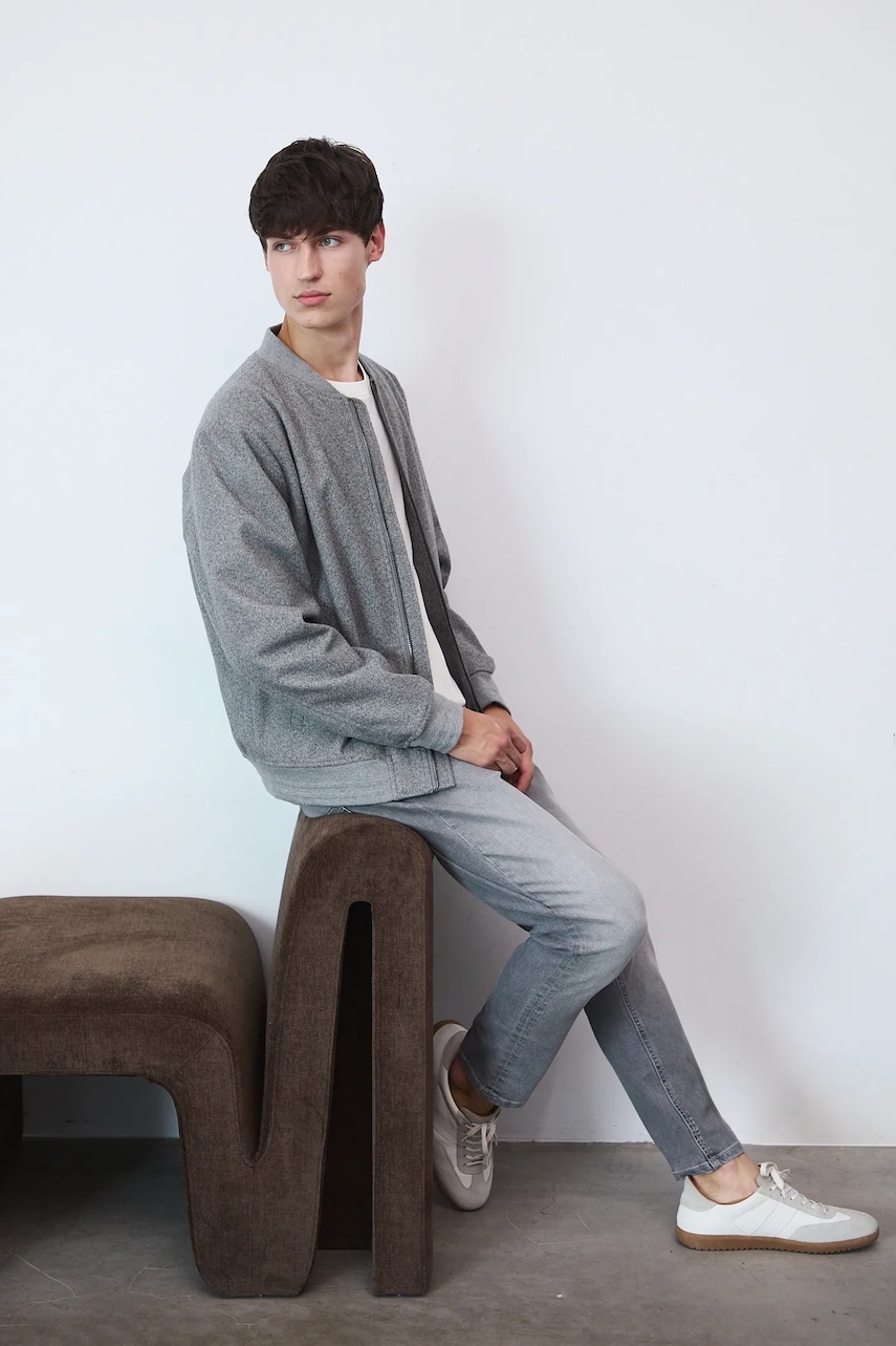 Bomber bunda Medicine pánská, šedá barva