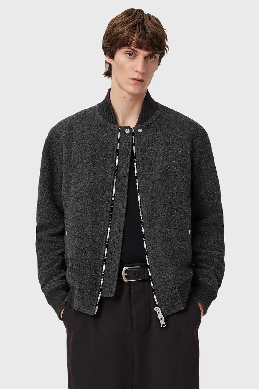 Bomber bunda s příměsí vlny AllSaints