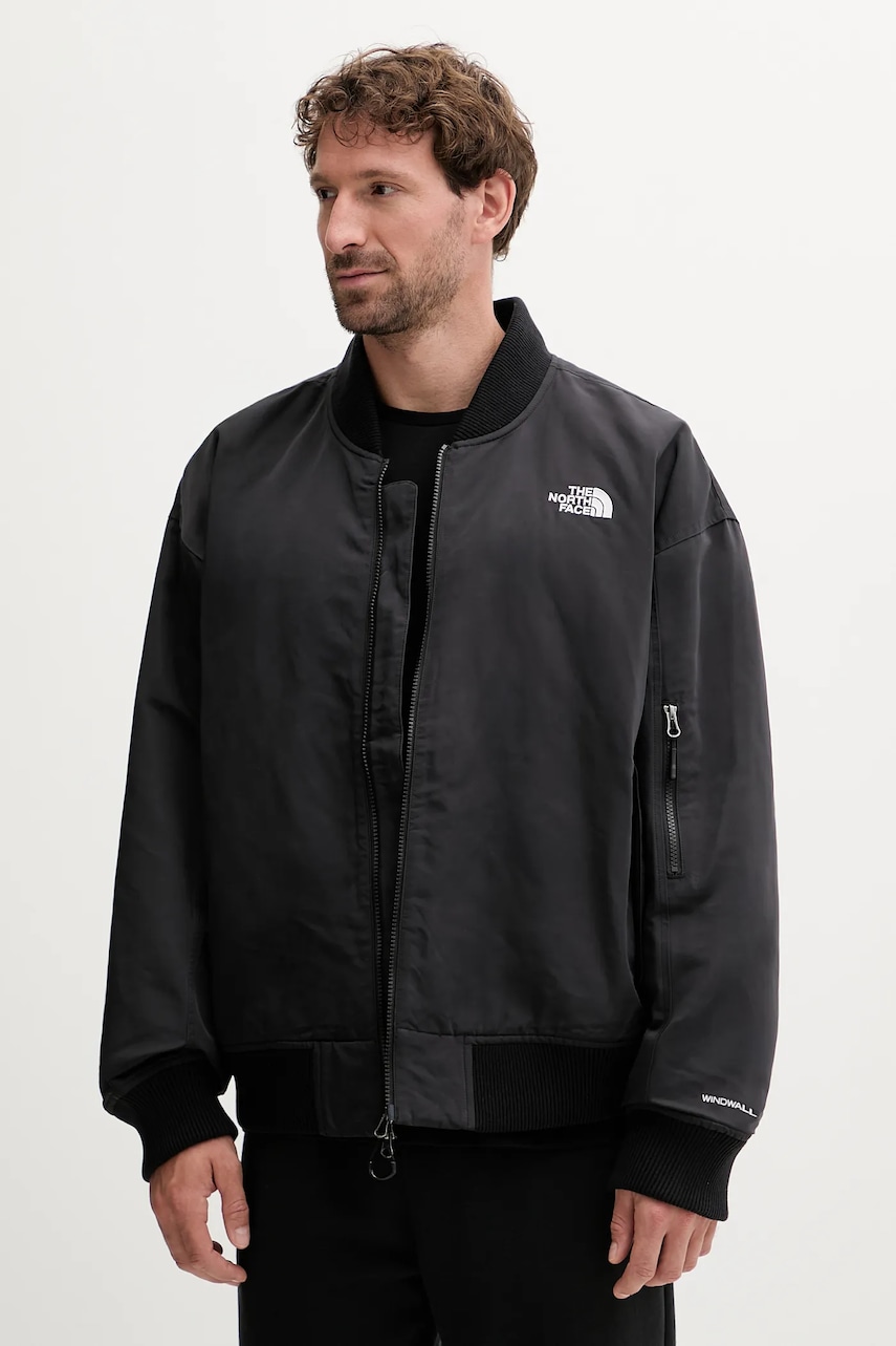Bomber bunda The North Face černá barva, přechodná, NF0A8F3RJK31