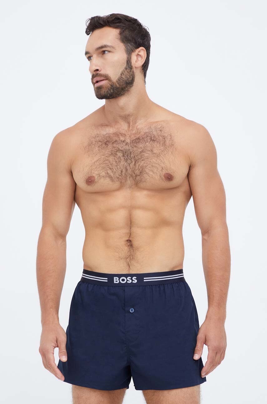BOSS  Bavlněné boxerky  3P Woven Boxer 3-pack