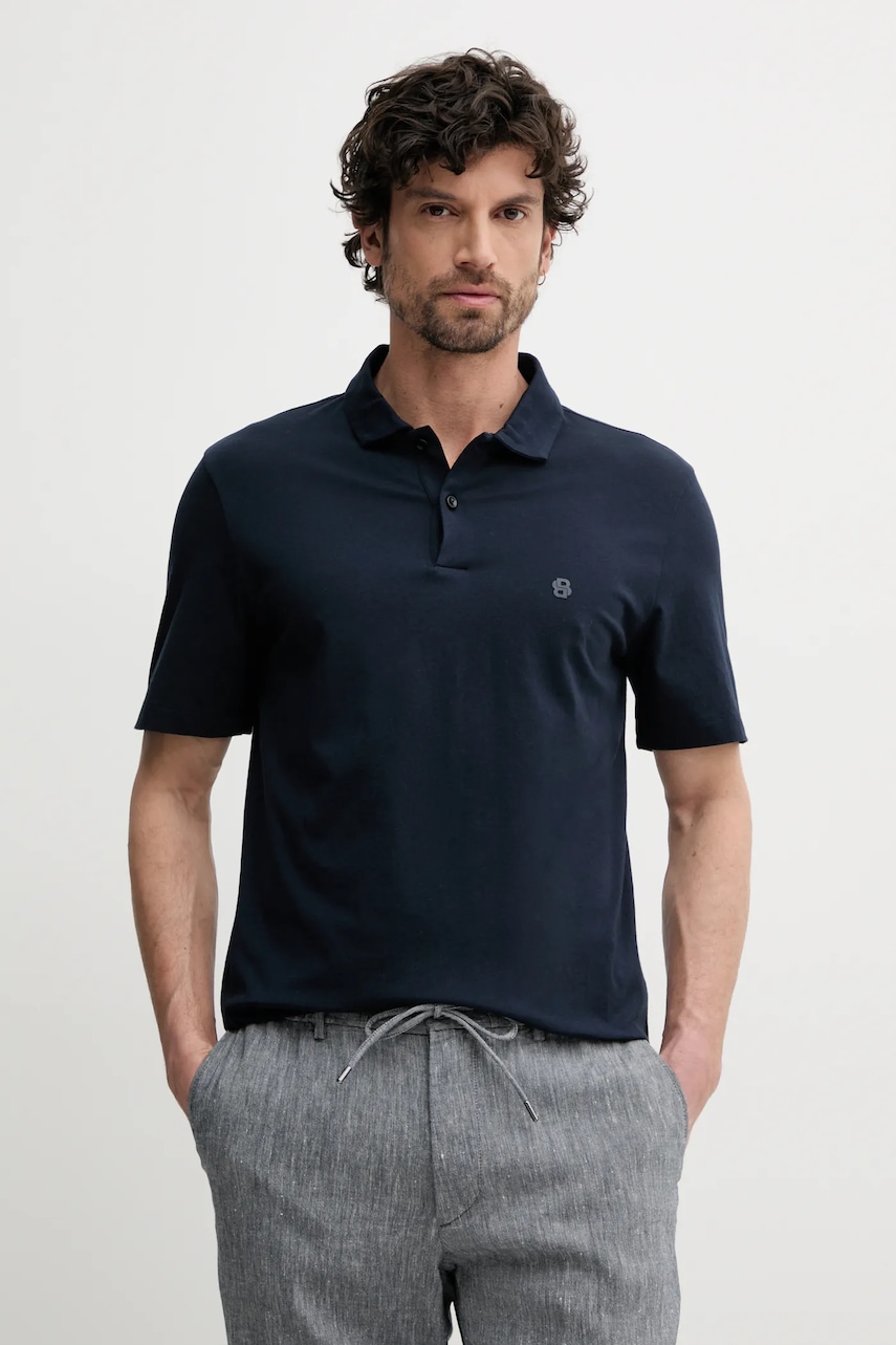 BOSS  Bavlněné polo tričko