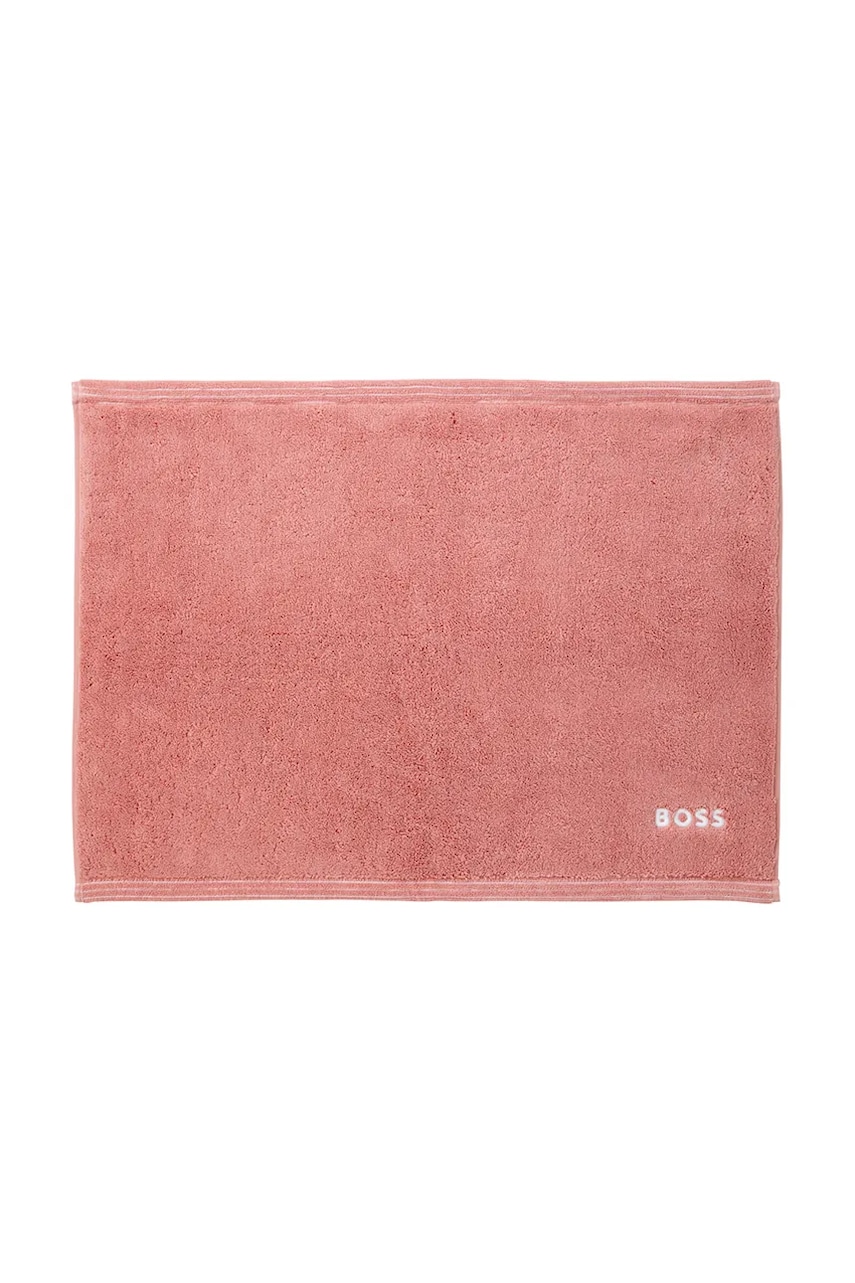 BOSS  Bavlněný koupelnový kobereček  EDGE Blush 50 x 70 cm