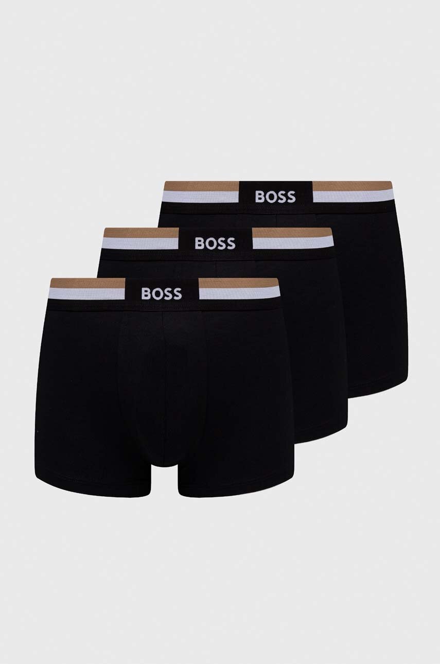 BOSS  boxerky pánské s bavlnou Trunk 3P Motion 3-pack