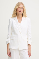 BOSS dvouřadé sako dámské se lnem Jia8