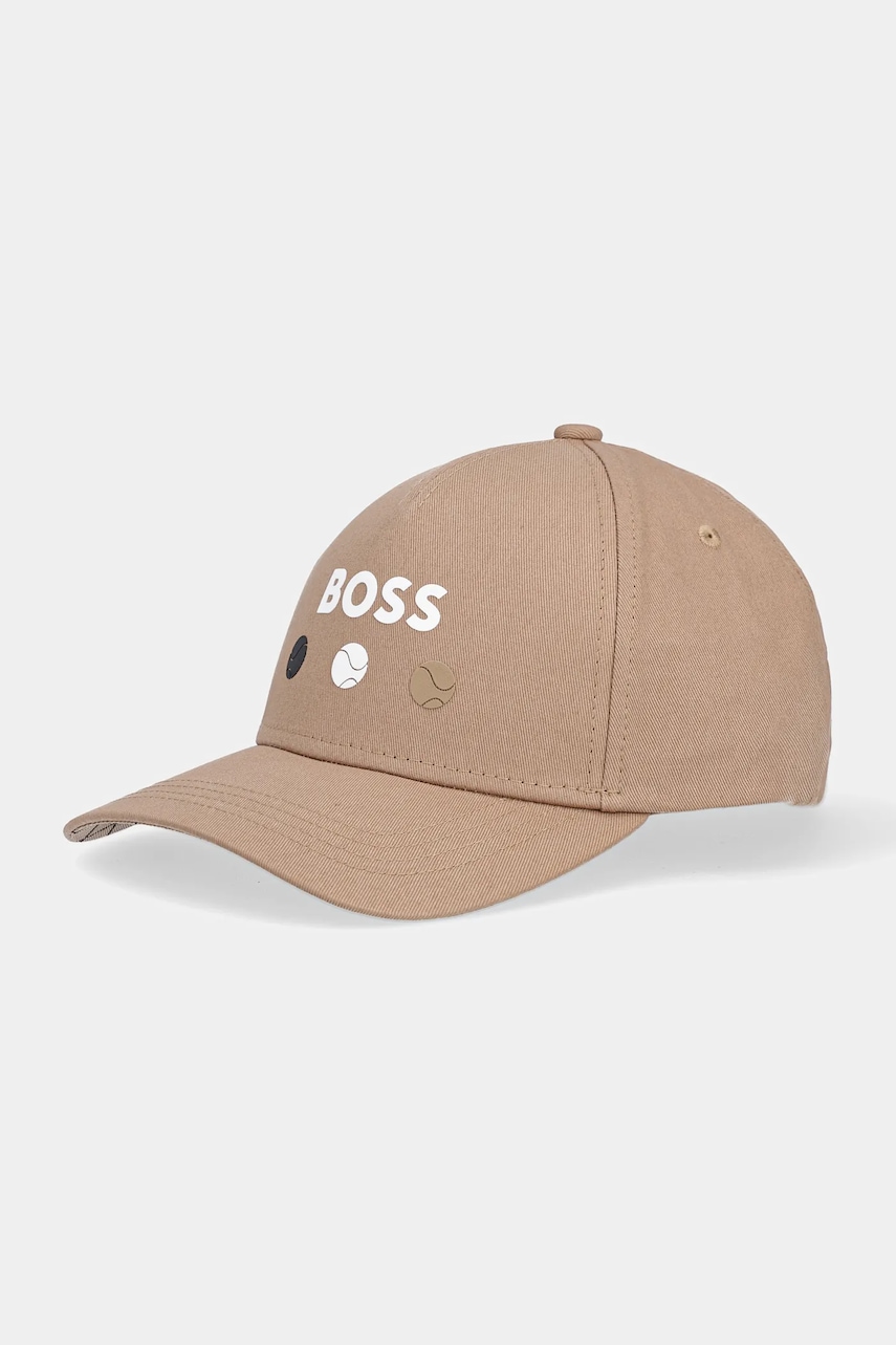 BOSS Green  Bavlněná baseballová čepice