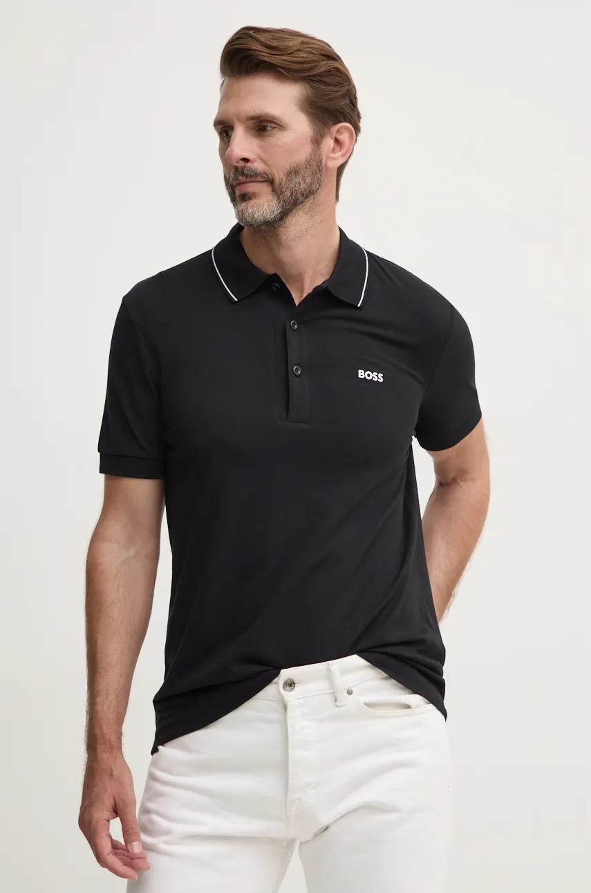 BOSS Green  Bavlněné polo tričko  Paule 4