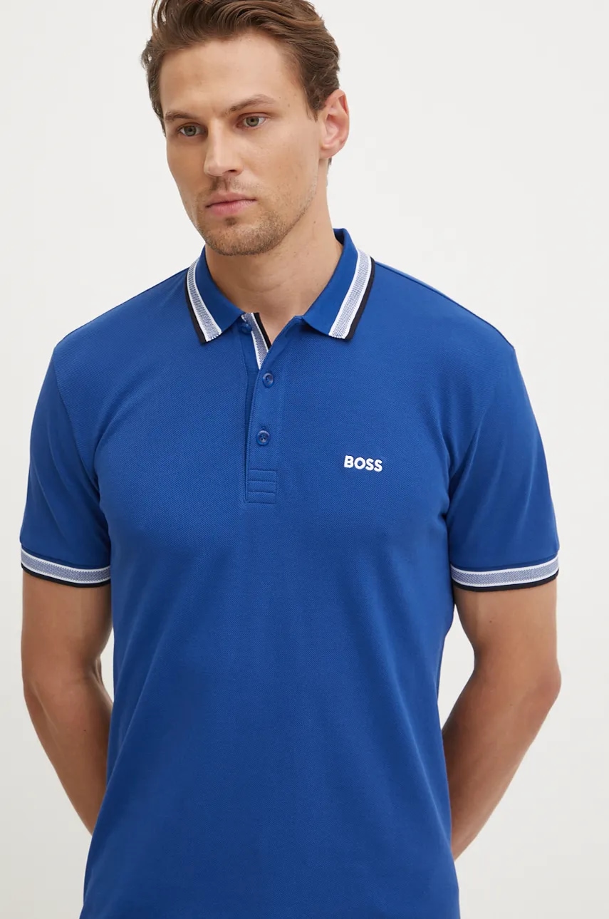 BOSS Green  polo pánské bavlněné Paddy