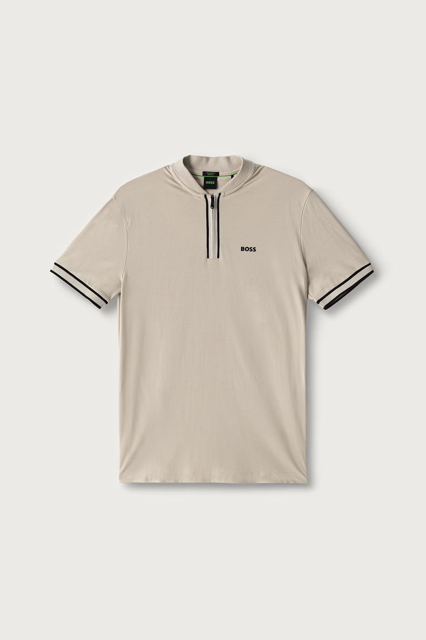 BOSS Green  polo pánské bavlněné s elastanem Pariq