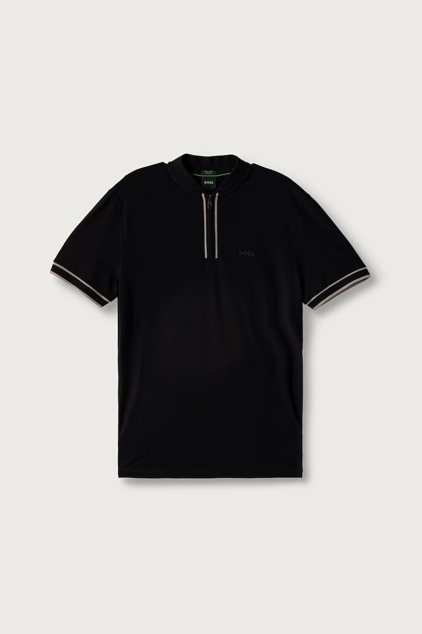BOSS Green  polo pánské bavlněné s elastanem Pariq