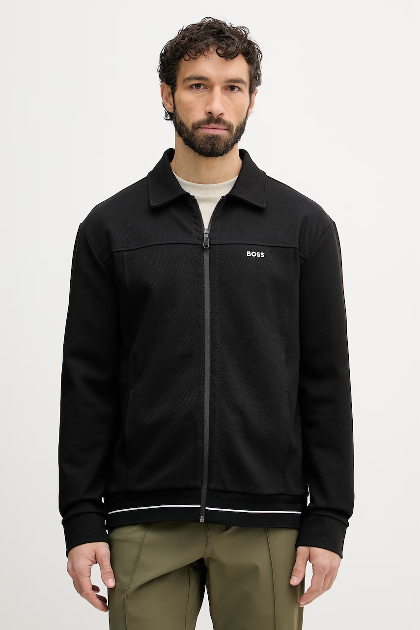 BOSS Green rozepínací mikina pánská