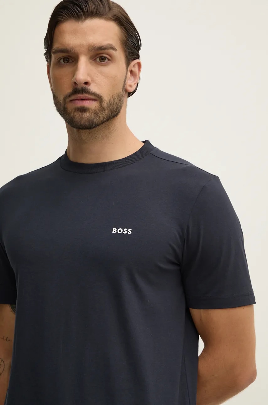 BOSS Green  tričko pánské bavlněné s elastanem Tee