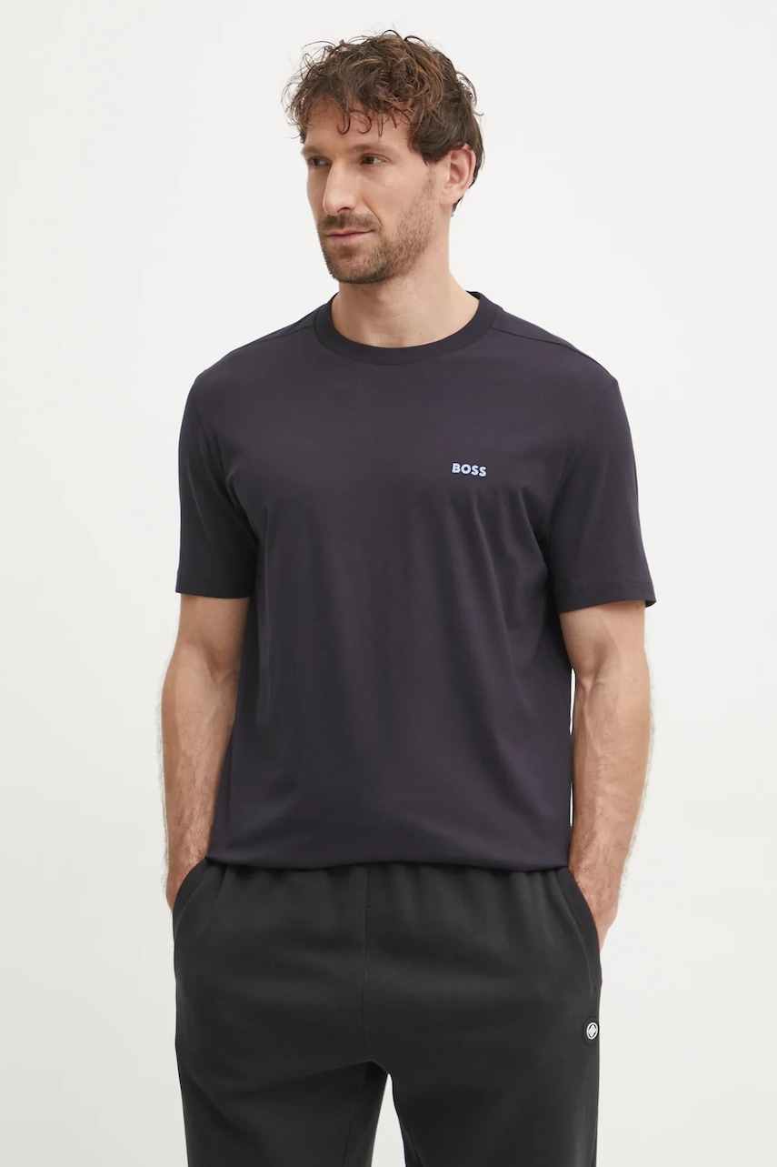 BOSS Green  tričko pánské bavlněné s elastanem Tee