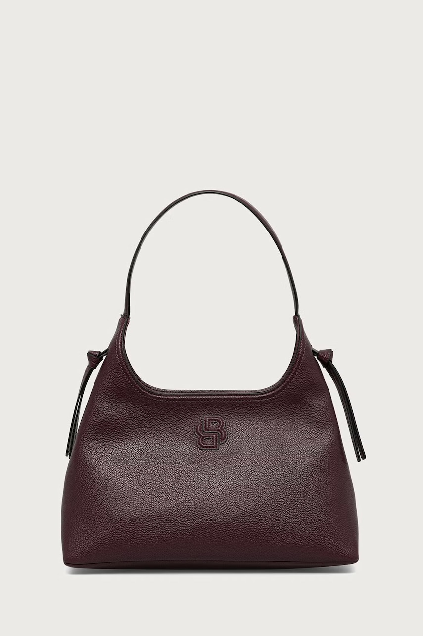 BOSS  hobo kabelka dámská z imitace kůže Anett Zip Hobo
