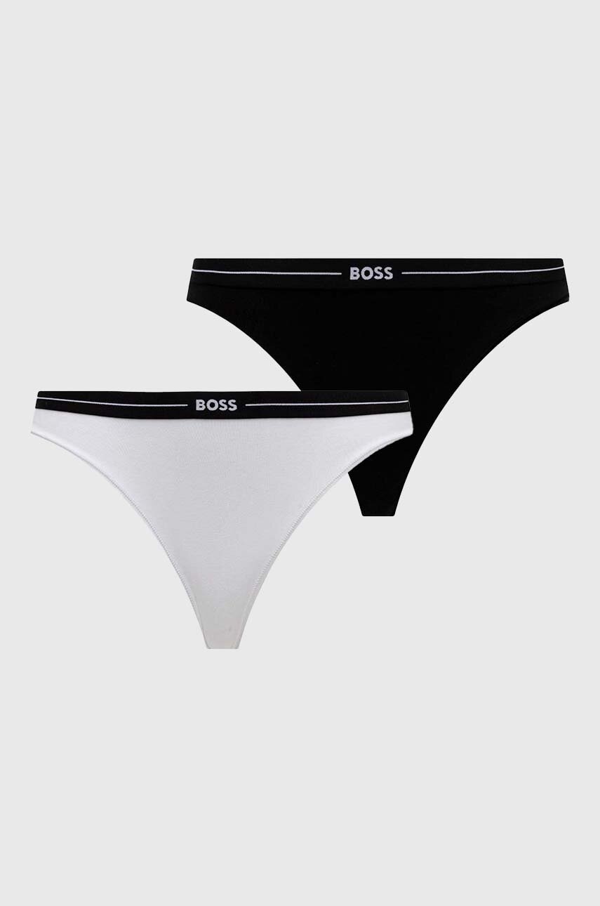 BOSS  kalhotky dámské s bavlnou 3P BRIEF 3-pack