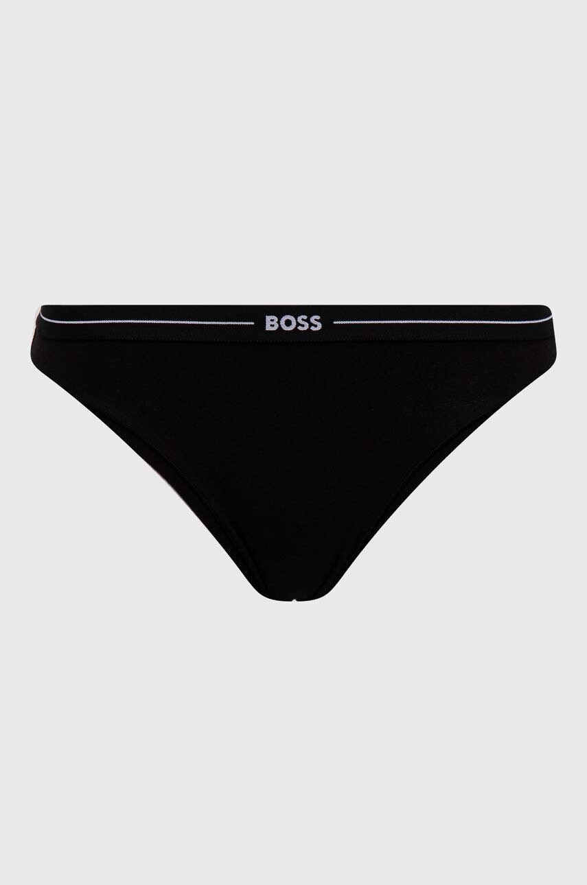 BOSS  kalhotky dámské s bavlnou 3P BRIEF 3-pack
