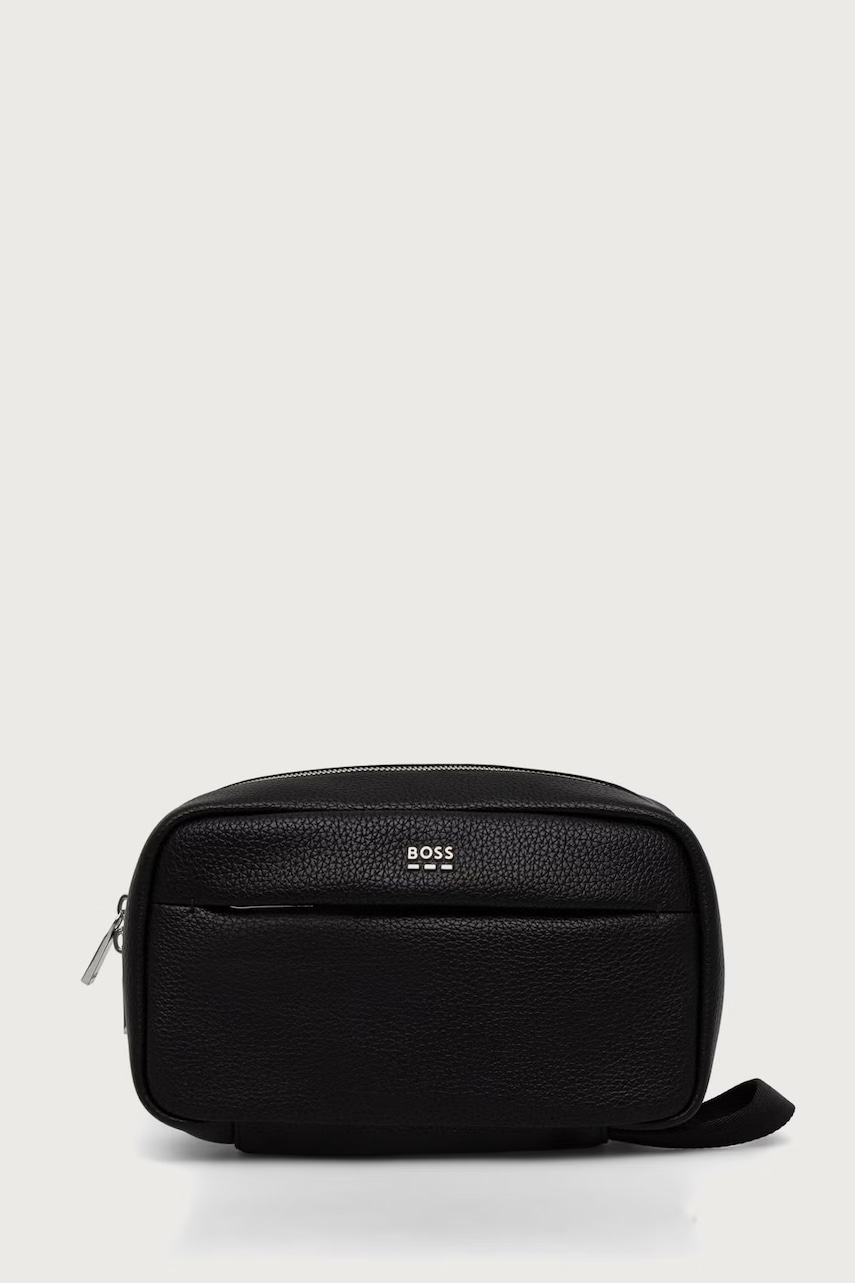 BOSS  Kosmetická taštička pánská z imitace kůže Ray EVO_Washbag