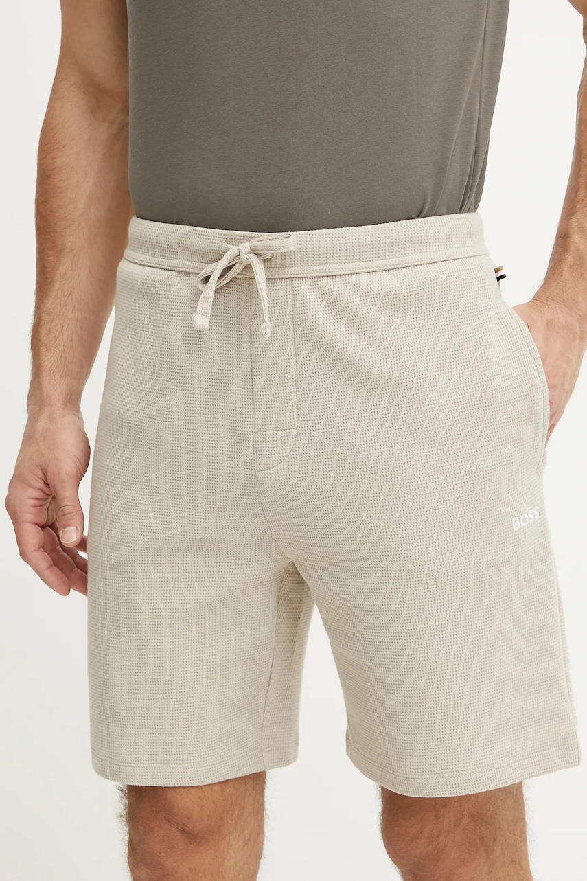 BOSS  loungewear šortky pánské s bavlnou Waffle Shorts
